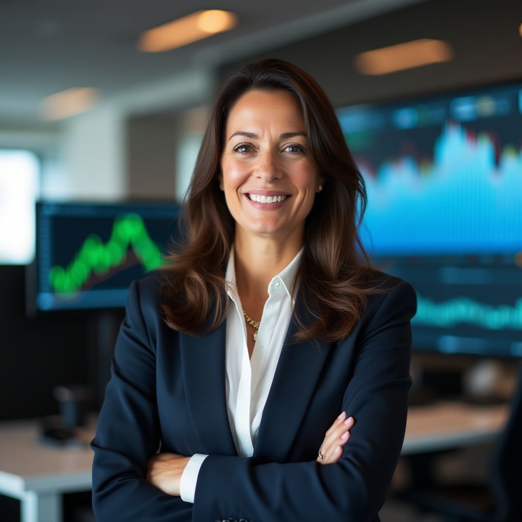 Retrato de una experta en finanzas energéticas.