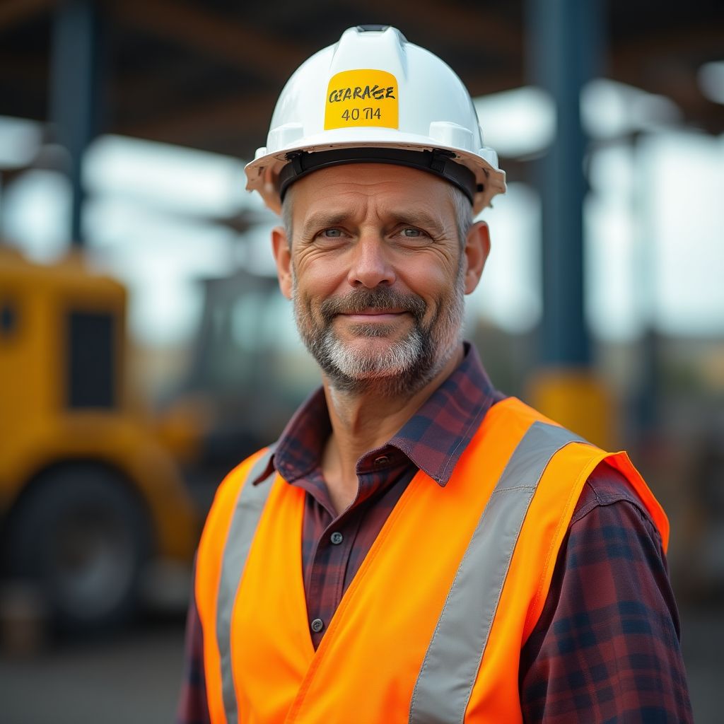 Retrato de un ingeniero de operaciones.